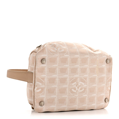 Chanel Nylon Travel Cosmetic Case Beige 4 of 10