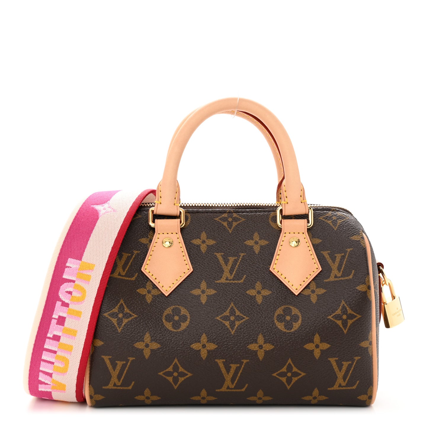 Monogram Speedy Bandouliere 20 Fuchsia