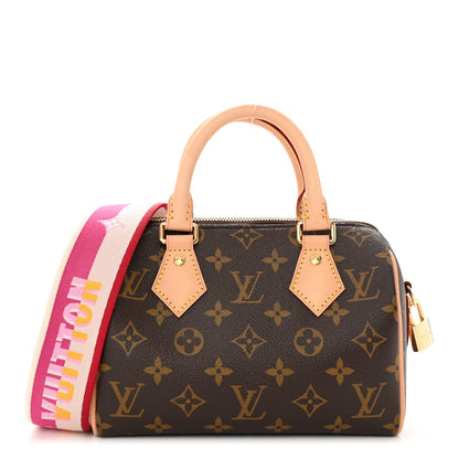 Louis Vuitton Monogram Speedy Bandouliere 20 Fuchsia 1 of 10