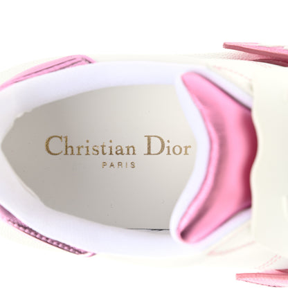 Christian Dior Laminated Calfskin Dior-ID Platform Sneakers 39.5 White Metallic Pink 7 of 8