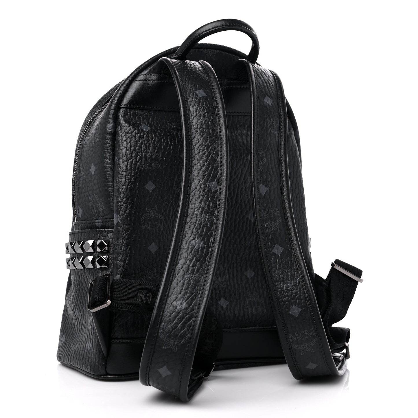 Visetos Small Side Stud Stark Backpack Black