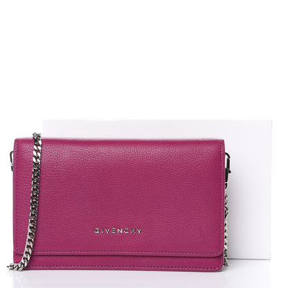 Givenchy Sugar Goatskin Pandora Chain Wallet Orchid Purple 12 of 14