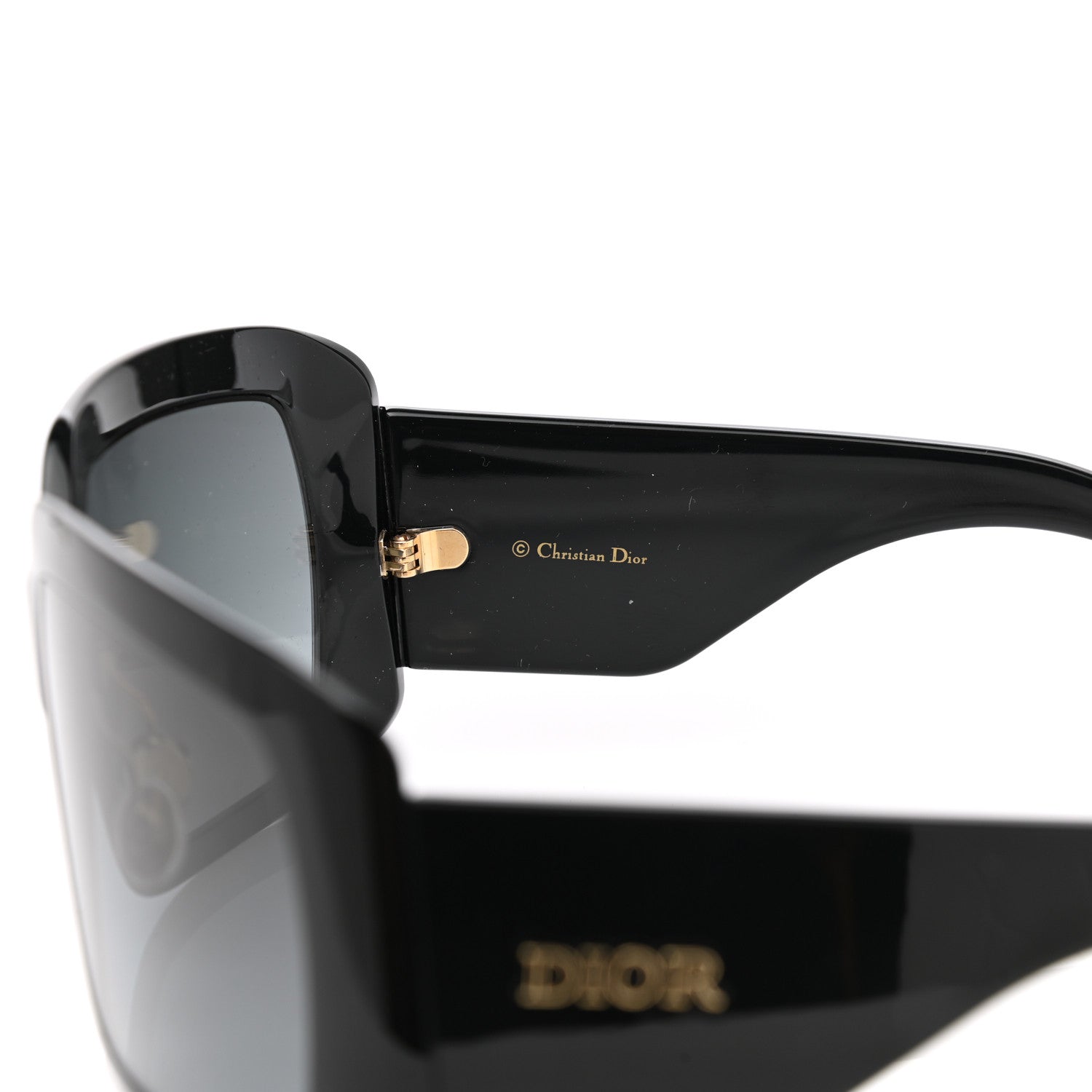 Christian Dior Acetate DiorSo Light 2 Shield Sunglasses Black 8 of 9