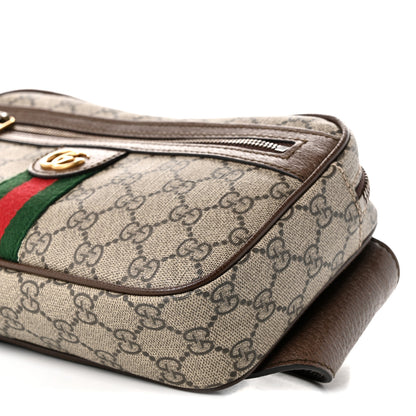Gucci Soft GG Supreme Monogram Medium Ophidia Belt Bag Dark Brown 10 of 10