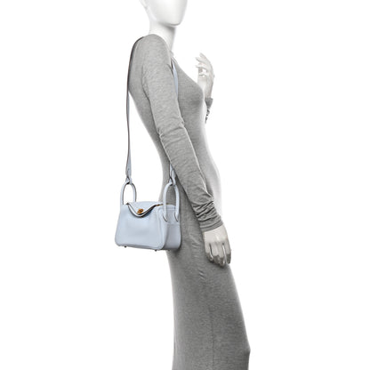 Hermes Swift Mini Lindy 20 Bleu Brume 2 of 12