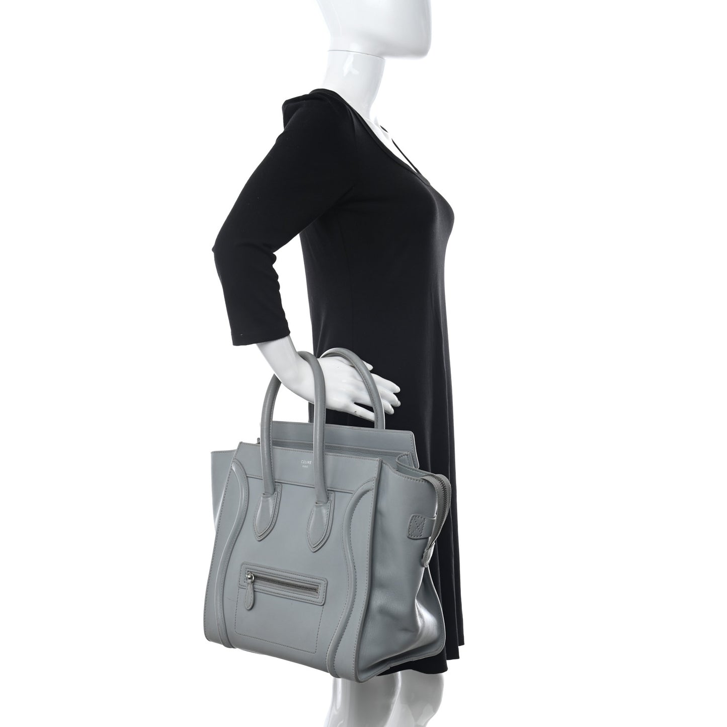 Smooth Calfskin Mini Luggage Sky Blue