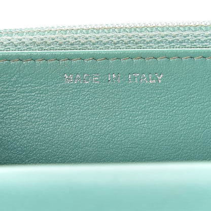 Chanel Patent Quilted Wallet On Chain WOC Green 7 of 10