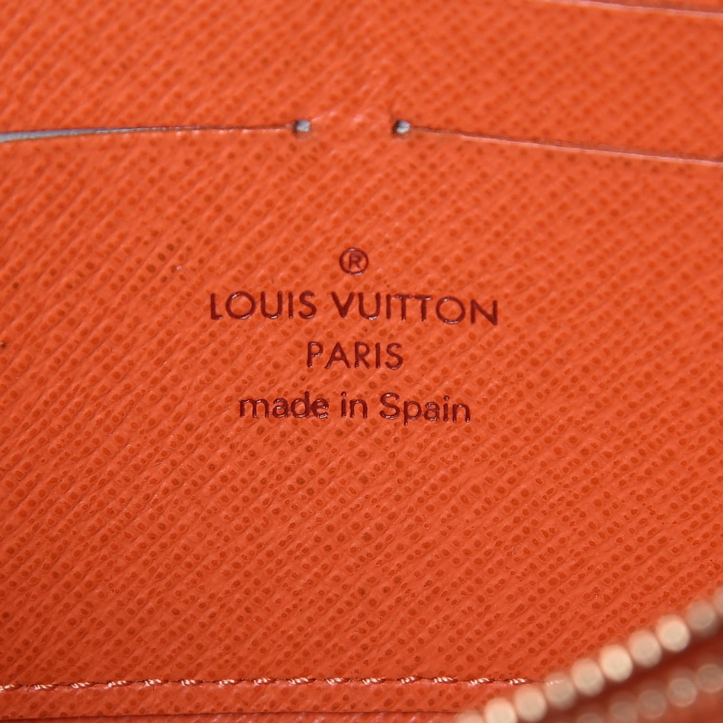 Monogram Multicolor Zippy Wallet White Orange