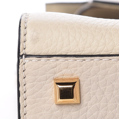 Valentino Garavani Grained Calfskin Medium My Rockstud Frame Bag Light Ivory 10 of 12