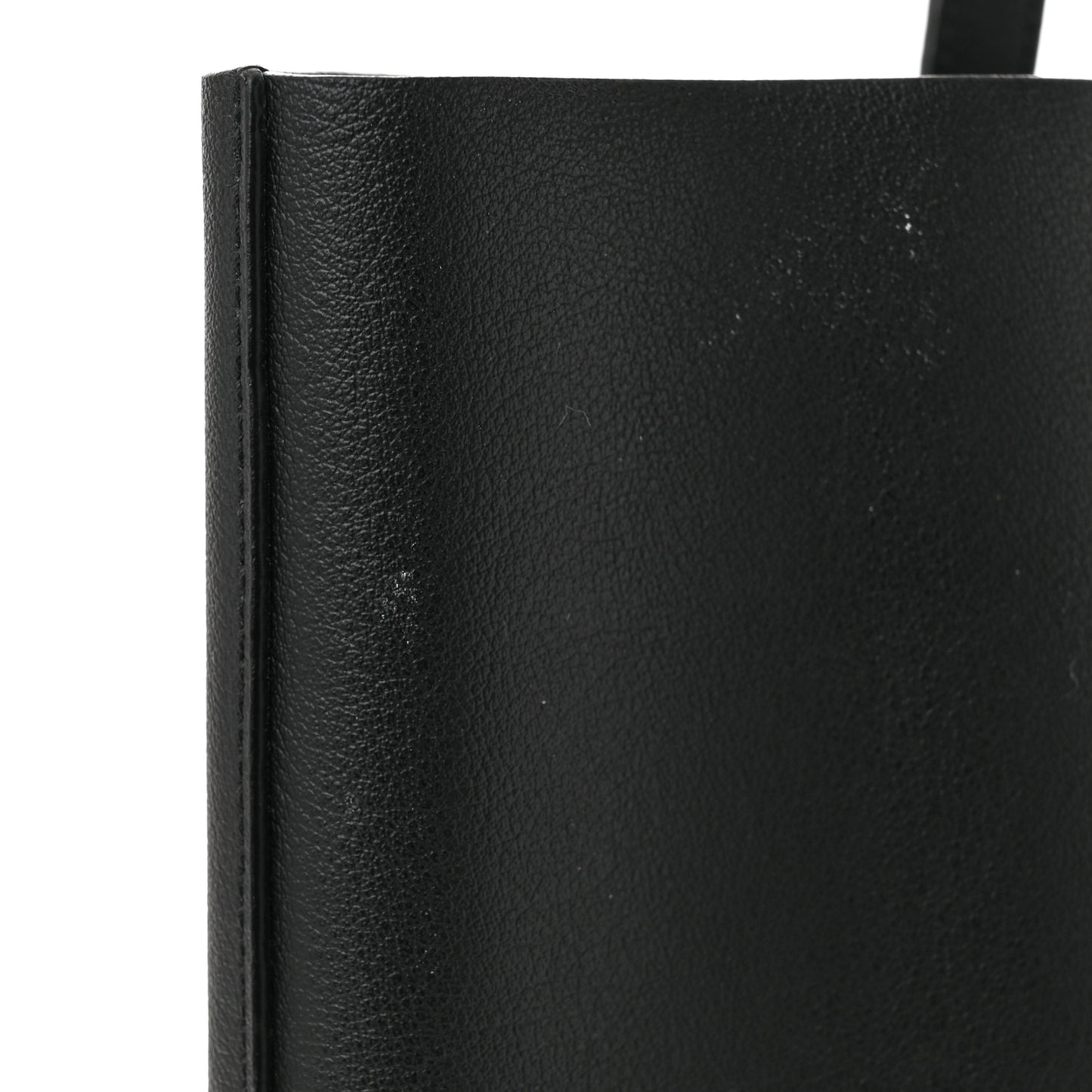 Calfskin Medium Shopping Tote Black