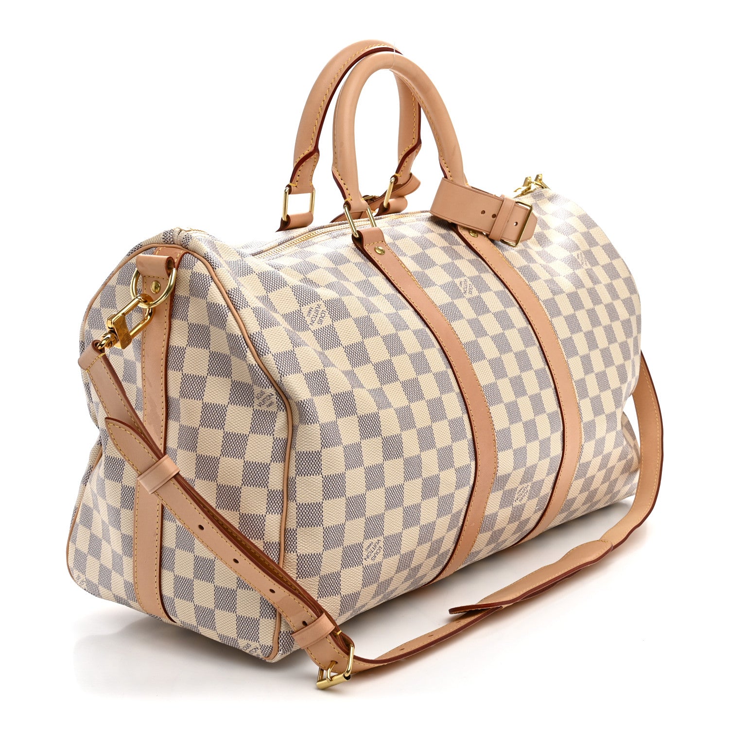 Louis Vuitton Damier Azur Keepall Bandouliere 45 2 of 17