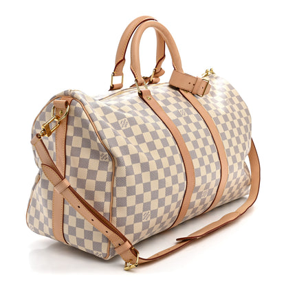 Louis Vuitton Damier Azur Keepall Bandouliere 45 2 of 17