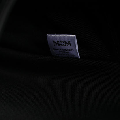 MCM Visetos Medium Side Studs Stark Backpack Black 7 of 11