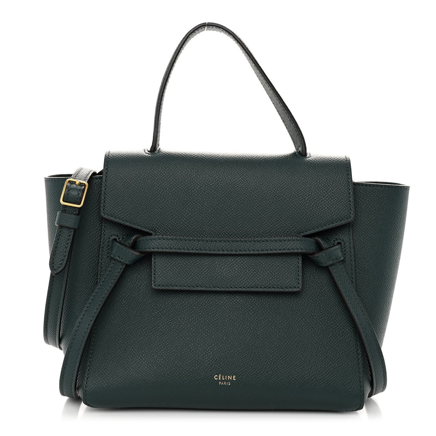 Grained Calfskin Nano Belt Bag Amazone
