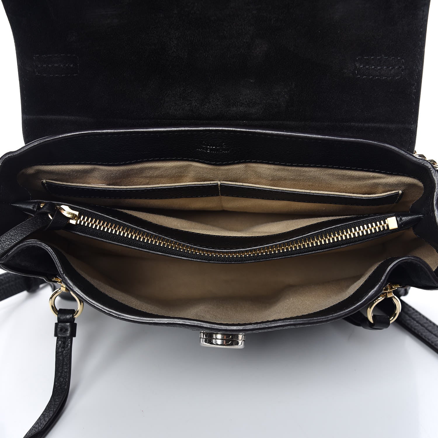 Chloe Calfskin Small Faye Day Shoulder Bag Black 5 of 13