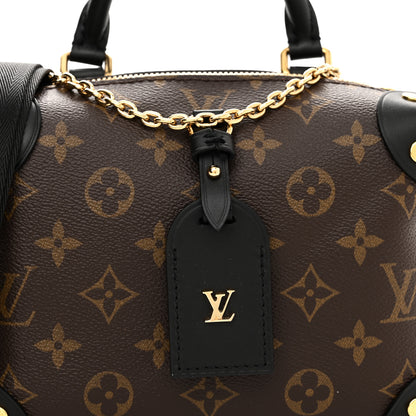 Louis Vuitton Monogram Petite Malle Souple Black 9 of 11
