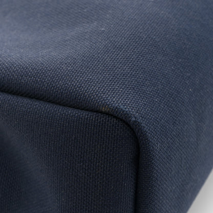 Hermes Military Toile Vache Hunter Herbag Zip Retourne 31 PM Bleu Marine Black 16 of 18