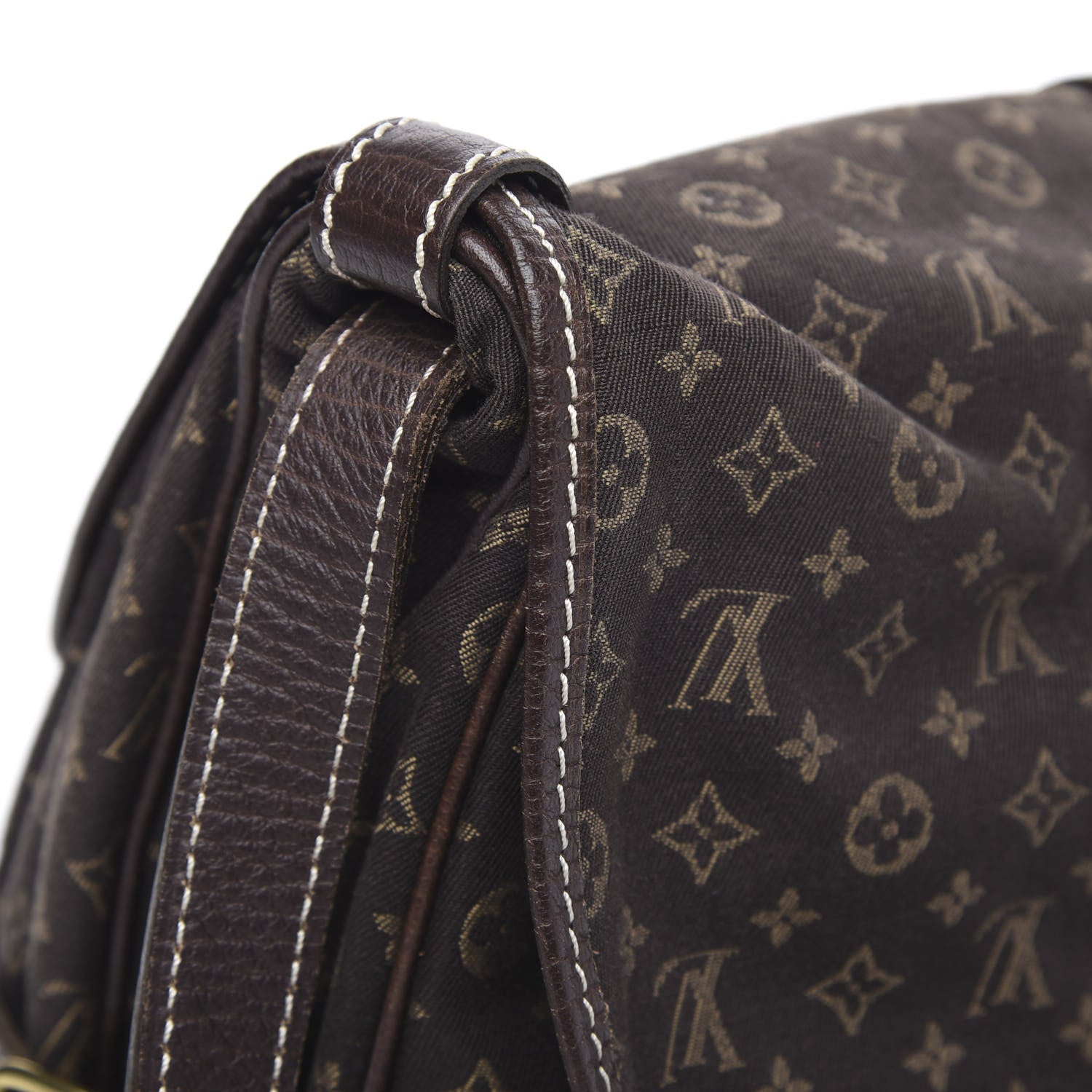 Louis Vuitton Monogram Mini Lin Saumur Ebene 8 of 11