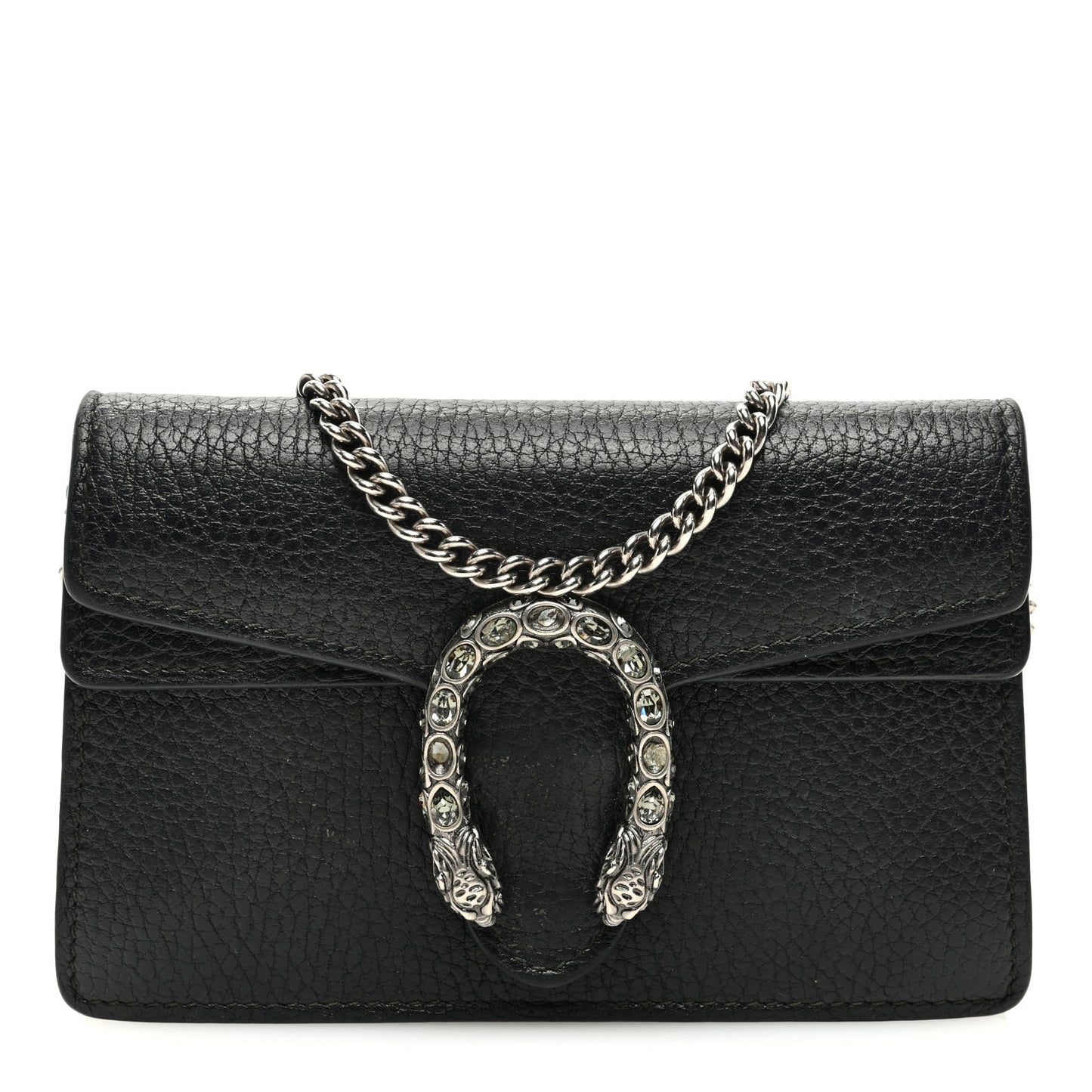 Calfskin Super Mini Dionysus Shoulder Bag Black