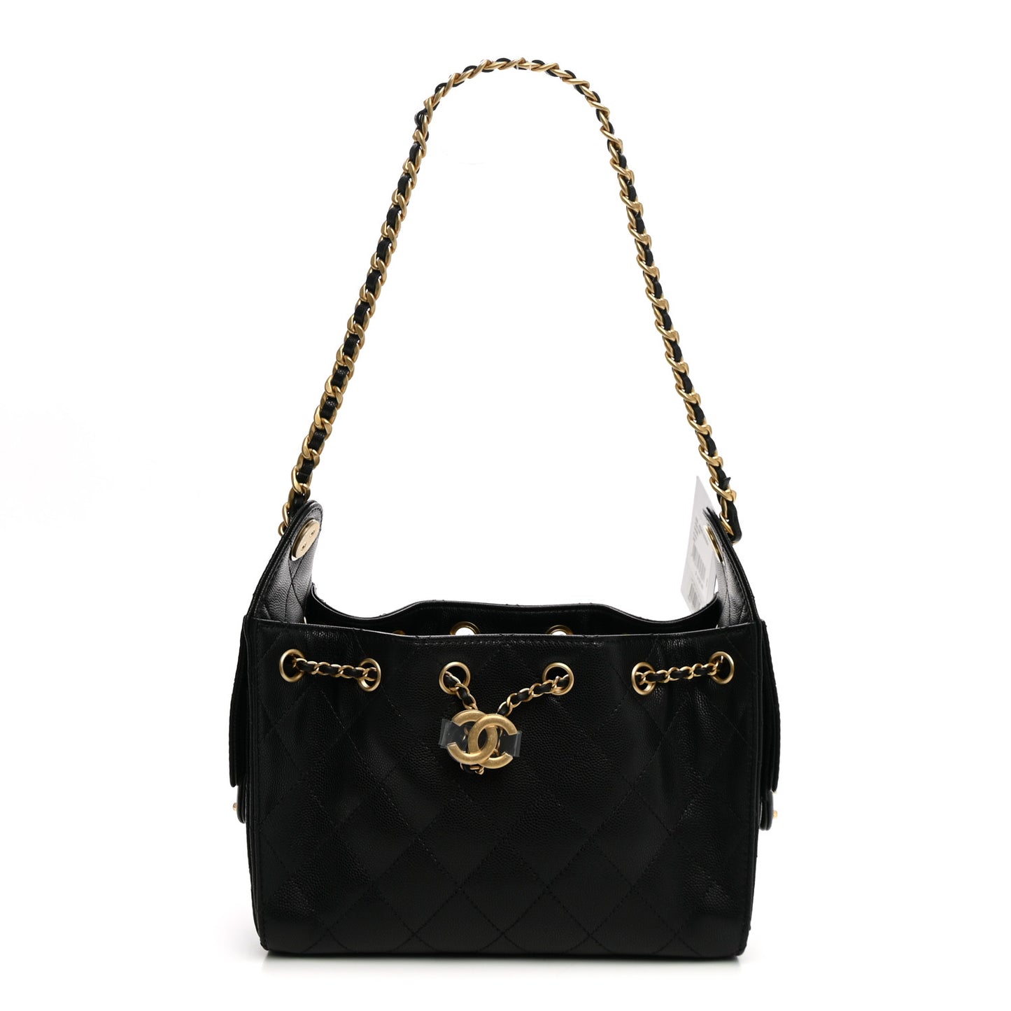 Caviar Quilted Mini Chanel 25 Handbag Black
