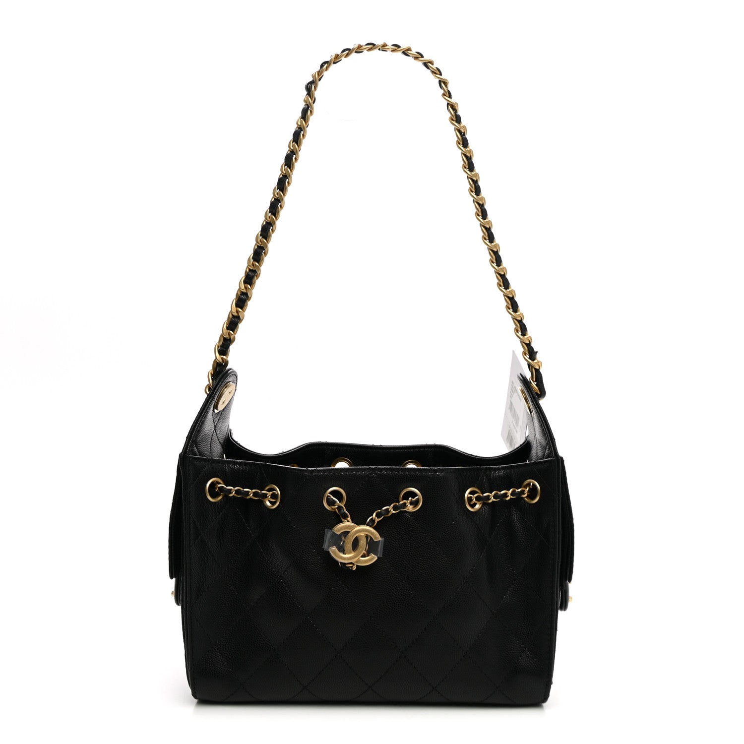 Chanel Caviar Quilted Mini Chanel 25 Handbag Black 1 of 10