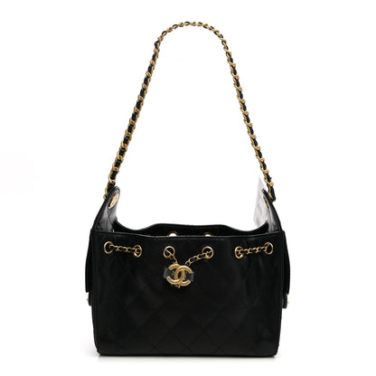 Chanel Caviar Quilted Mini Chanel 25 Handbag Black 1 of 10
