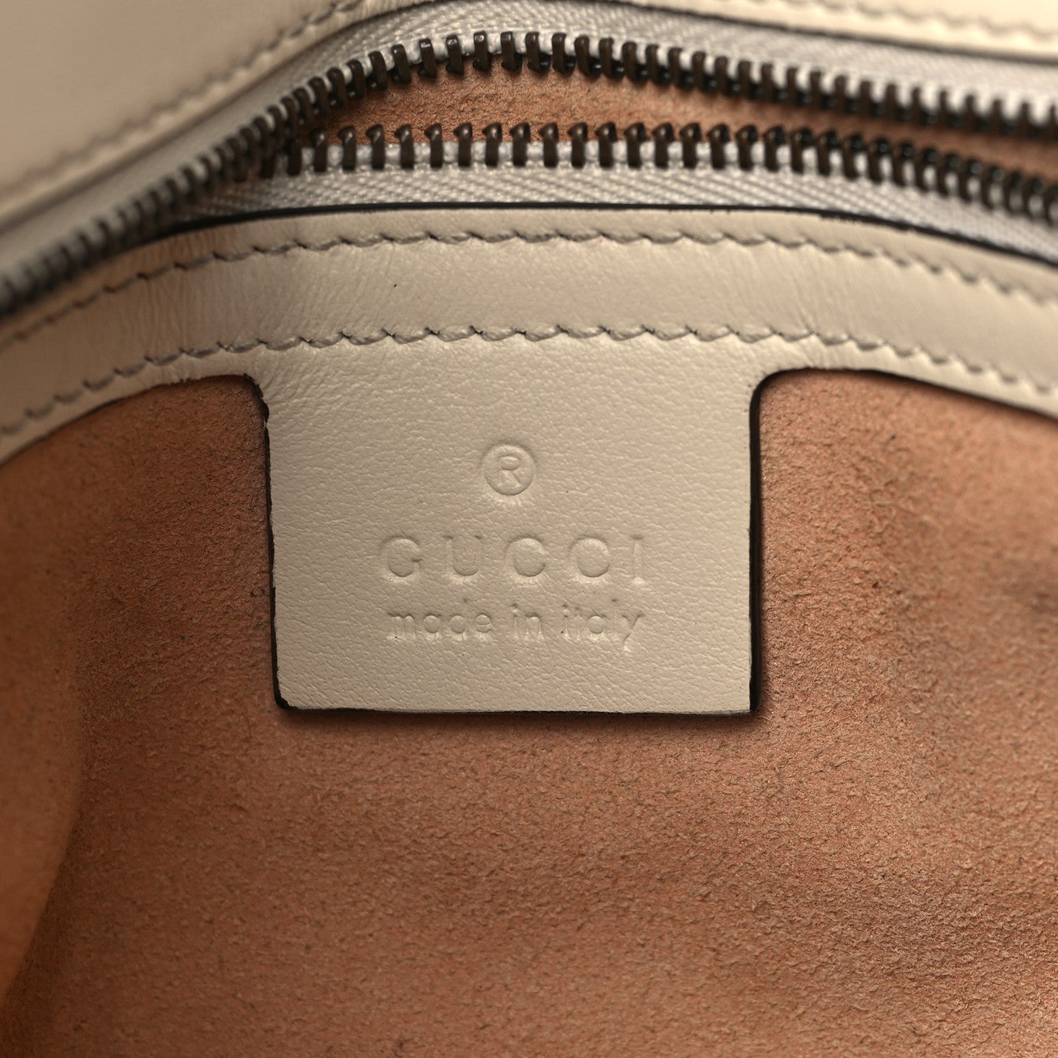 Gucci Calfskin Matelasse Small GG Marmont Shoulder Bag White 6 of 13