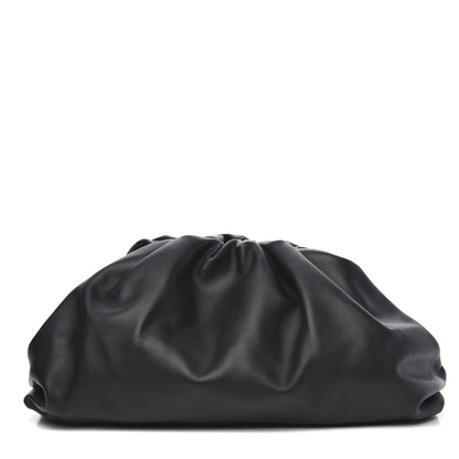 Bottega Veneta Smooth Butter Calf The Pouch Oversized Clutch Black 1 of 9