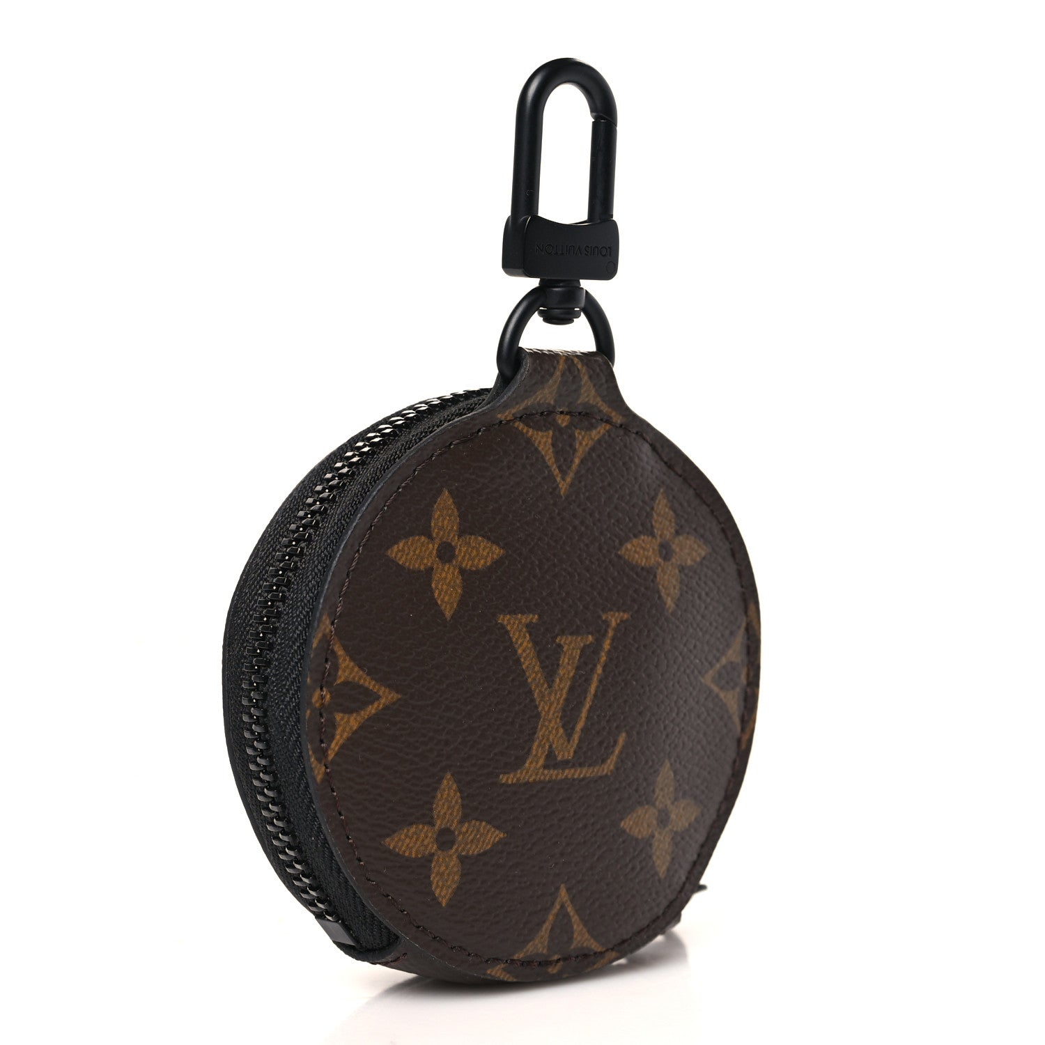 Louis Vuitton Monogram Trio Messenger Round Coin Purse Black 3 of 8