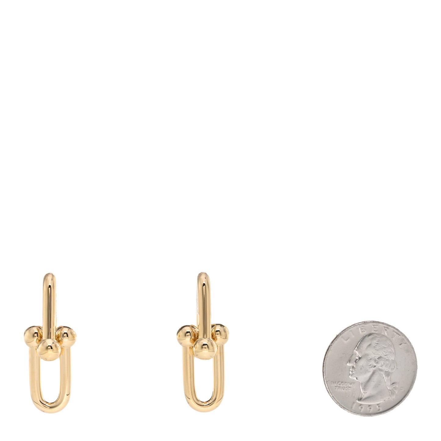 18K Yellow Gold Large HardWear Link Earrings
