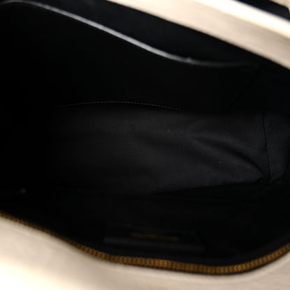 Saint Laurent Grained Lambskin Monogram Medium Niki Chain Satchel Crema Soft 5 of 11
