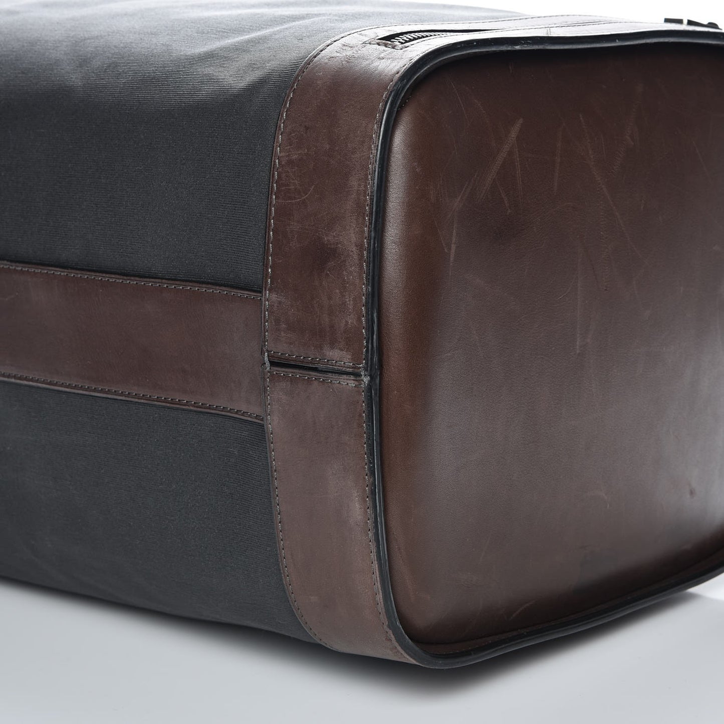 Calfskin Canvas Shako Sac Voyage