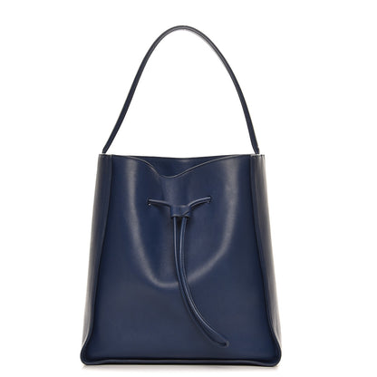 3.1 Phillip Lim 3.1 Smooth Calfskin Large Soleil Bucket Bag Midnight Blue 1 of 12