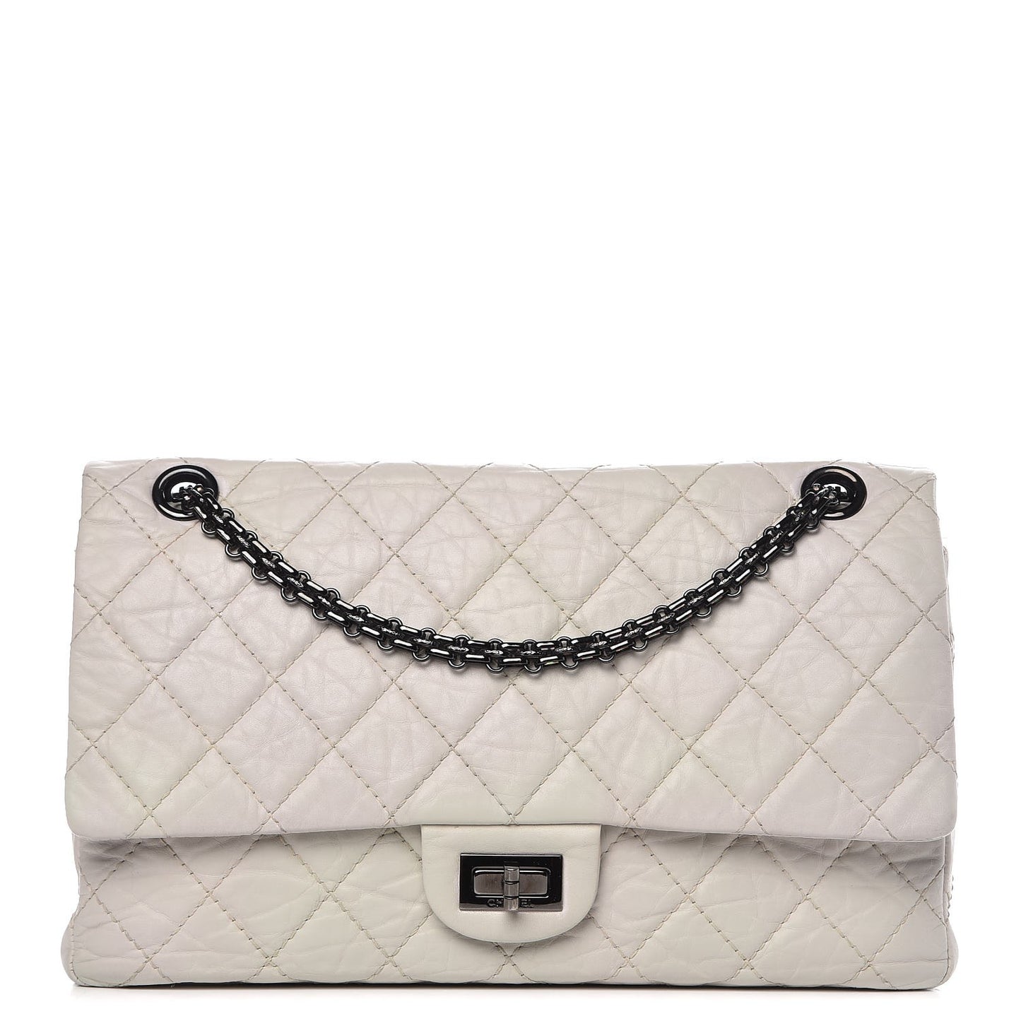 Aged Calfskin 2.55 Reissue 226 Flap White