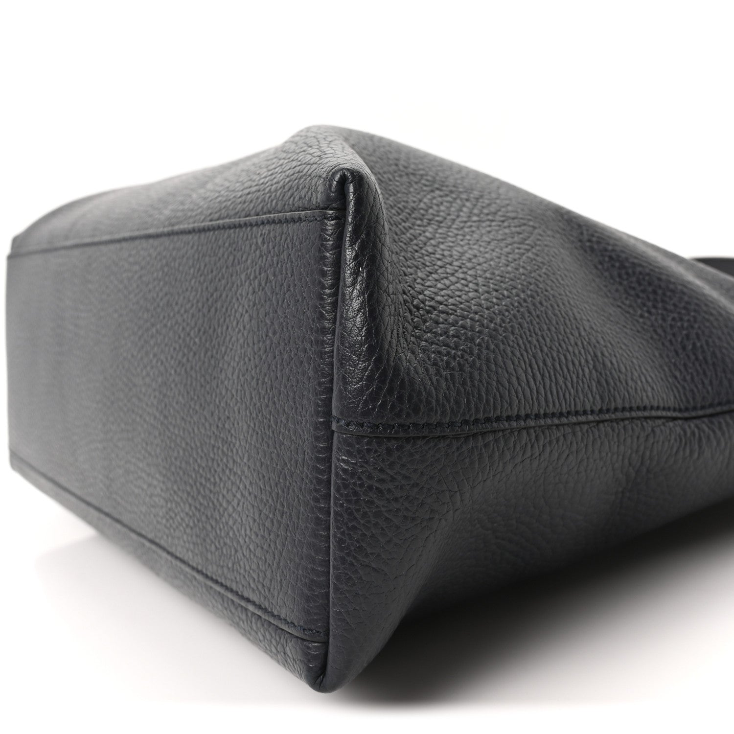 Gucci Calfskin Bamboo Tassel Top Handle Tote Blue 10 of 10