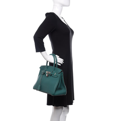Hermes Togo Birkin 30 Malachite 2 of 11