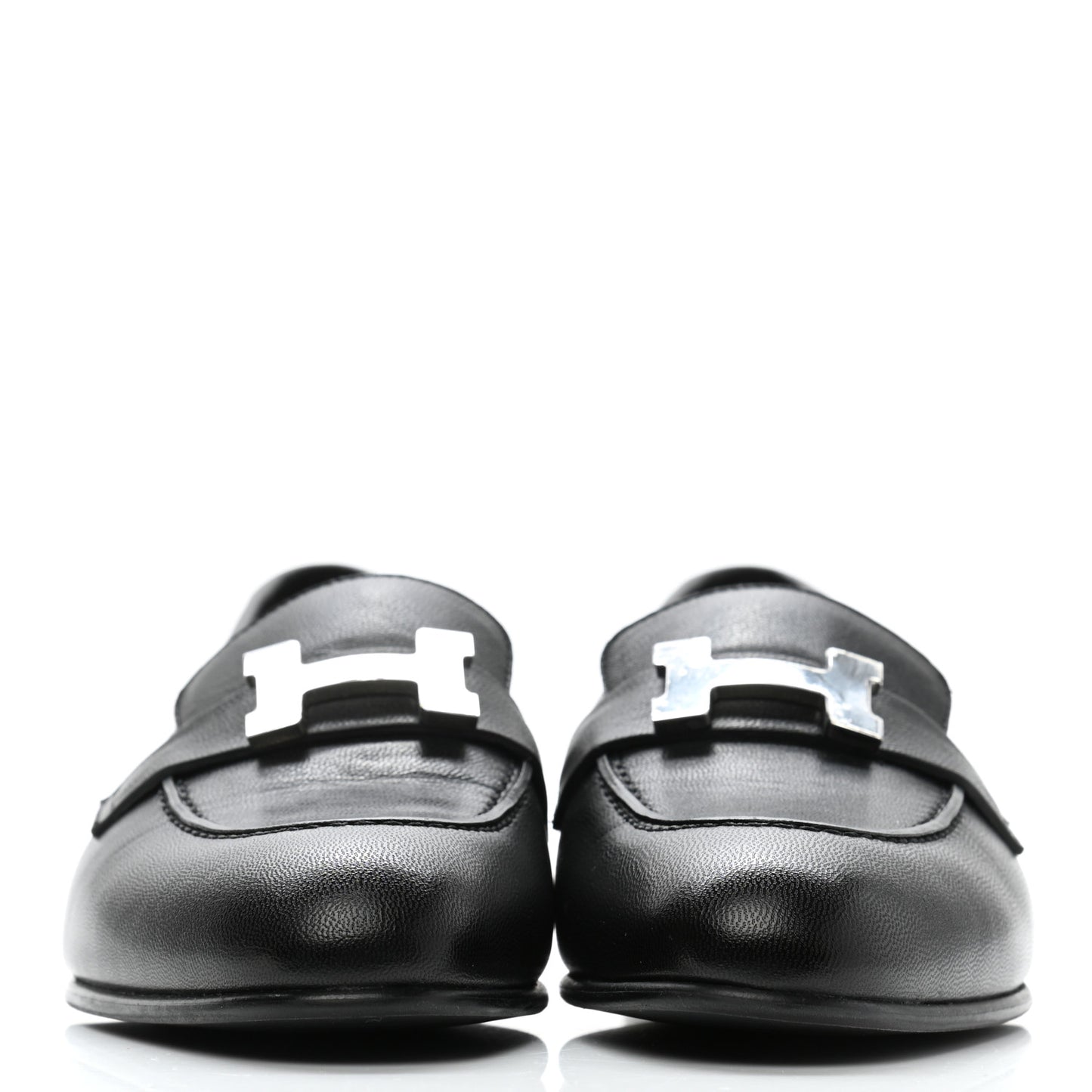 Goatskin Womens Paris Loafers 35 Black