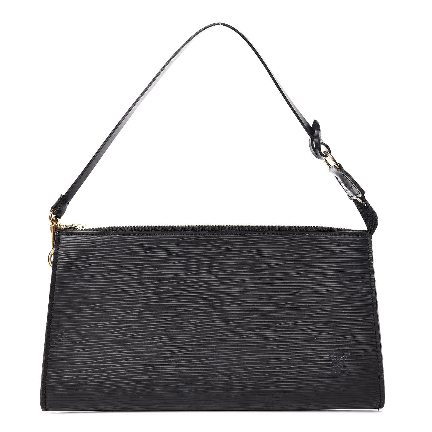 Louis Vuitton Epi Pochette Accessories 24 Black 1 of 11