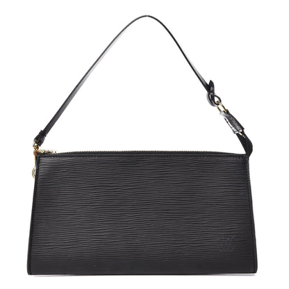 Louis Vuitton Epi Pochette Accessories 24 Black 1 of 11