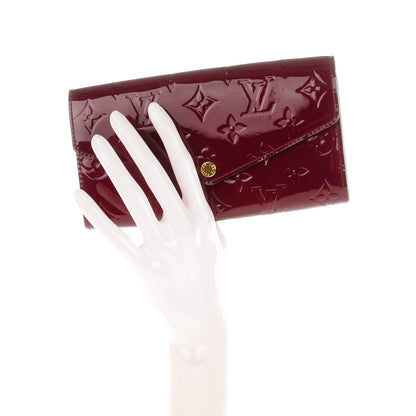 Louis Vuitton Vernis Sarah Wallet NM Griotte 2 of 6