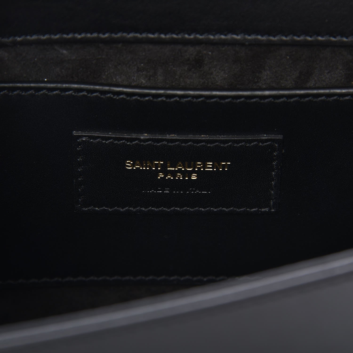 Saint Laurent Smooth Calfskin Medium Classic Monogram Kate Tassel Satchel Black 6 of 6