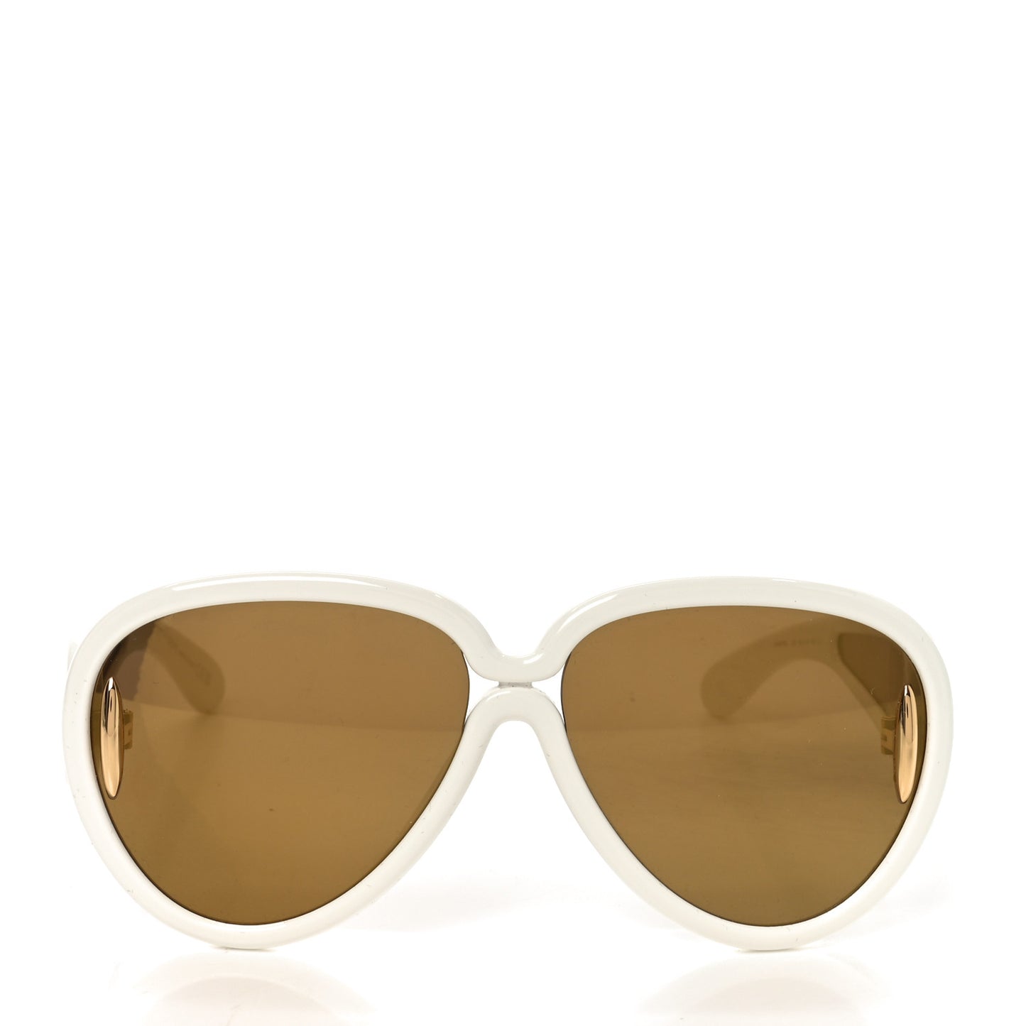 Acetate Pilot Mask sunglasses LW40132I White