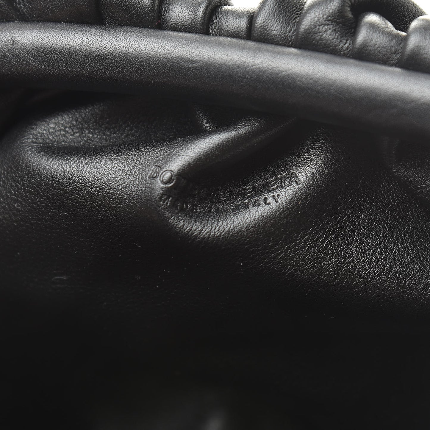 Butter Calfskin The Mini Pouch Black