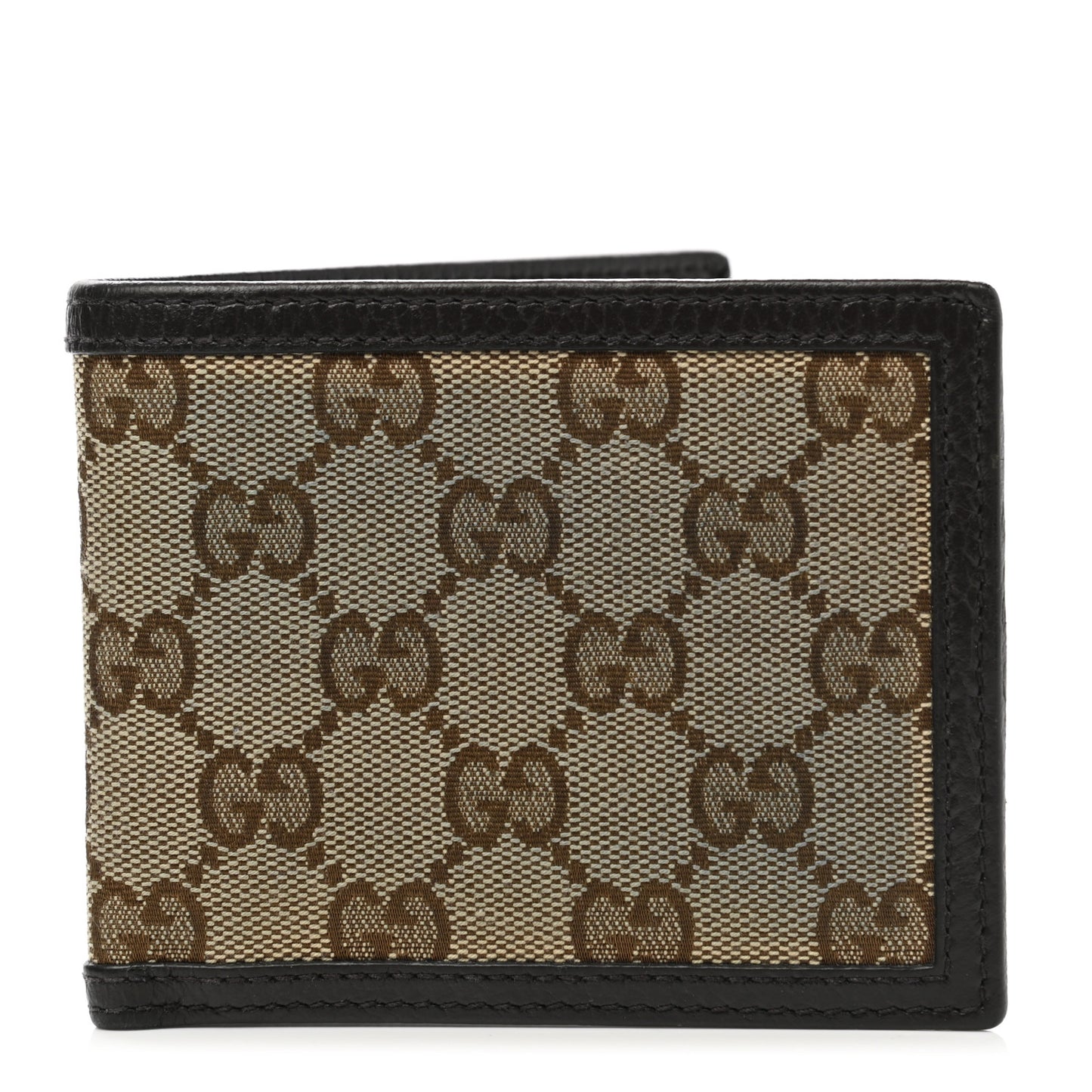 Monogram Bi-Fold Wallet Dark Brown