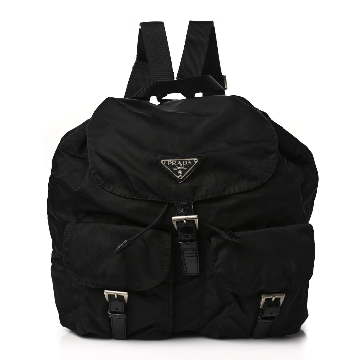 Nylon Vela Medium Backpack Black