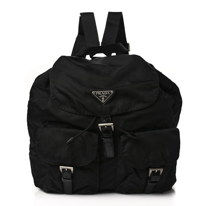 Prada Nylon Vela Medium Backpack Black 1 of 9