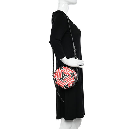Louis Vuitton Monogram Giant Crafty Boite Chapeau Souple PM Creme Rouge Black 2 of 11