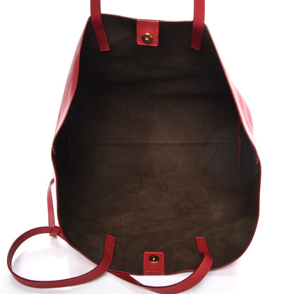 Tom Ford Calfskin Perforated Logo Tote Red 6 of 13