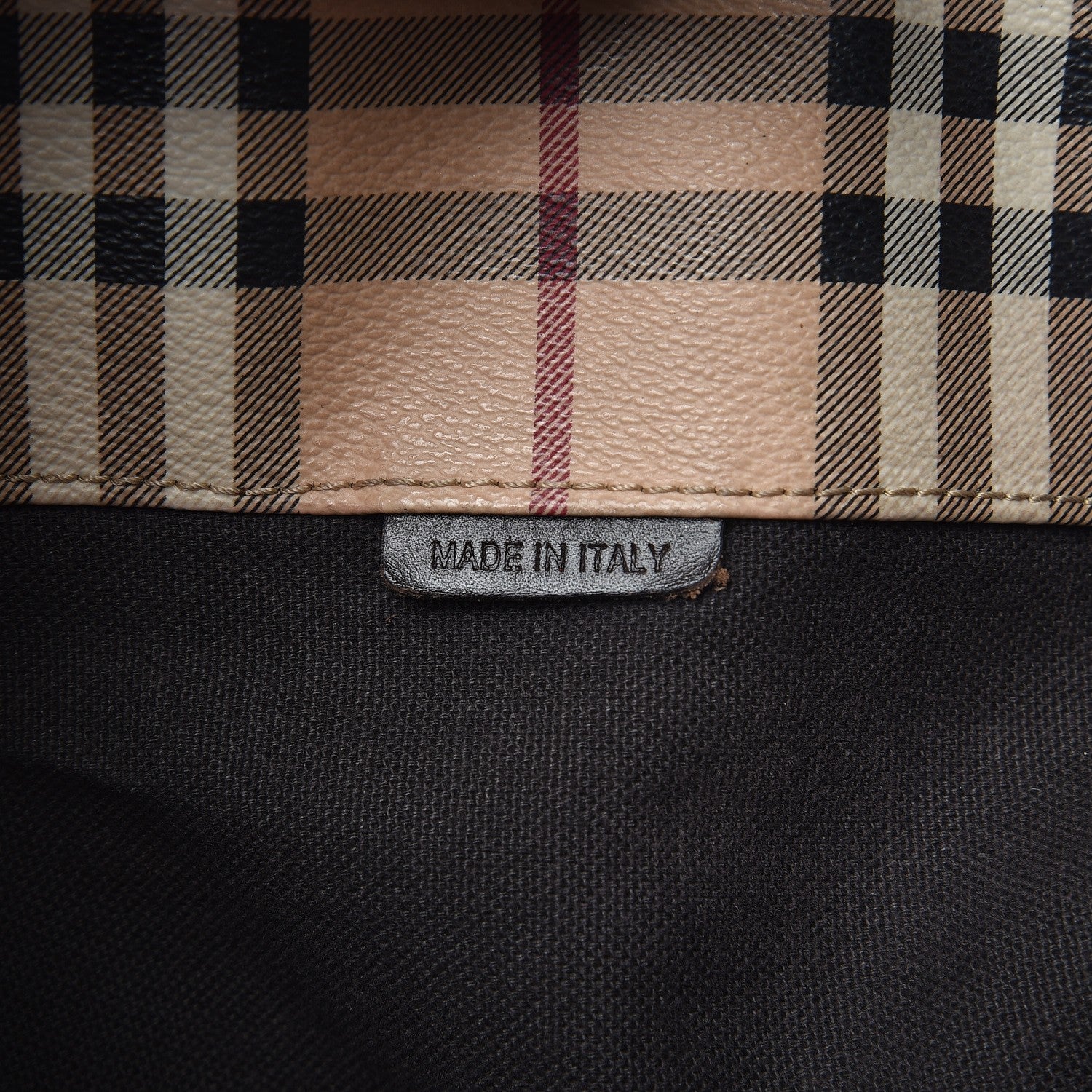 Burberry Haymarket Check Large Canterbury Tote Chocolate 6 of 22