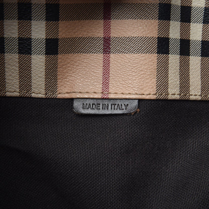 Burberry Haymarket Check Large Canterbury Tote Chocolate 6 of 22